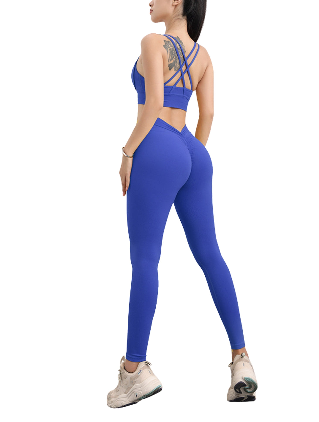 Legging froncé aux fesses