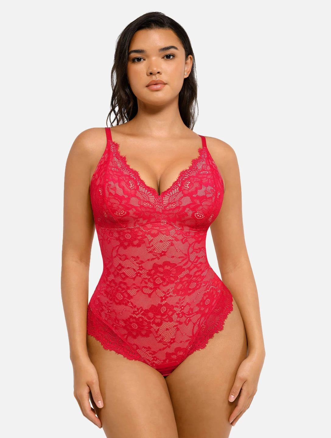Body sculptant en dentelle