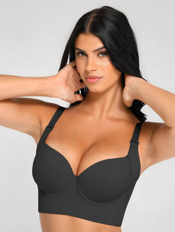 Soutien-gorge pigeonnant armaturé ajustable