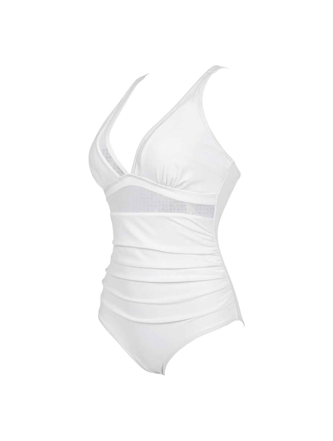 Le maillot de bain sculptant en V en maille
