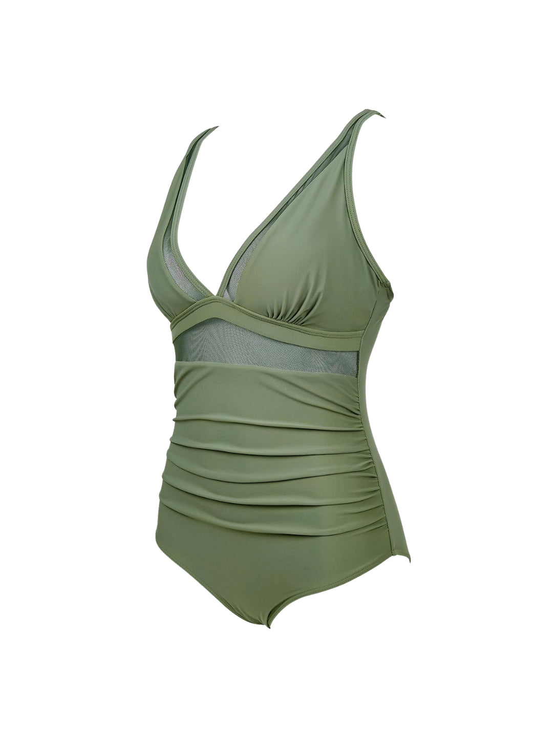 Le maillot de bain sculptant en V en maille