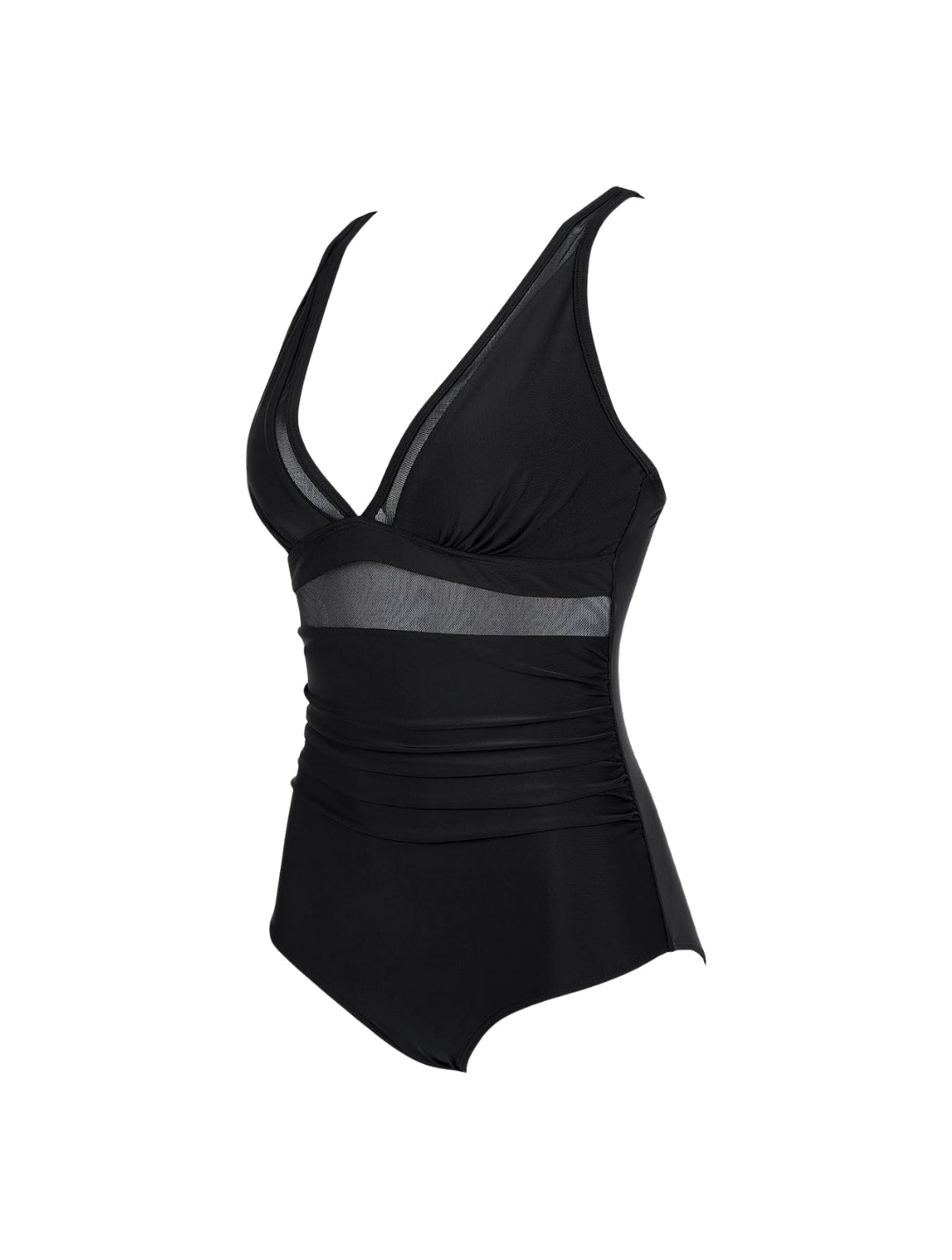 Le maillot de bain sculptant en V en maille