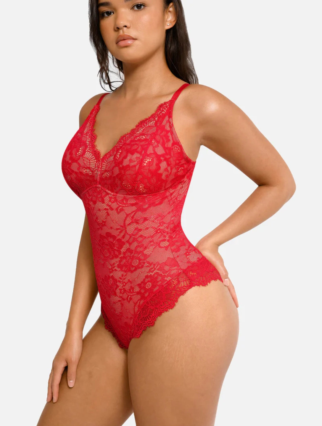Body sculptant en dentelle