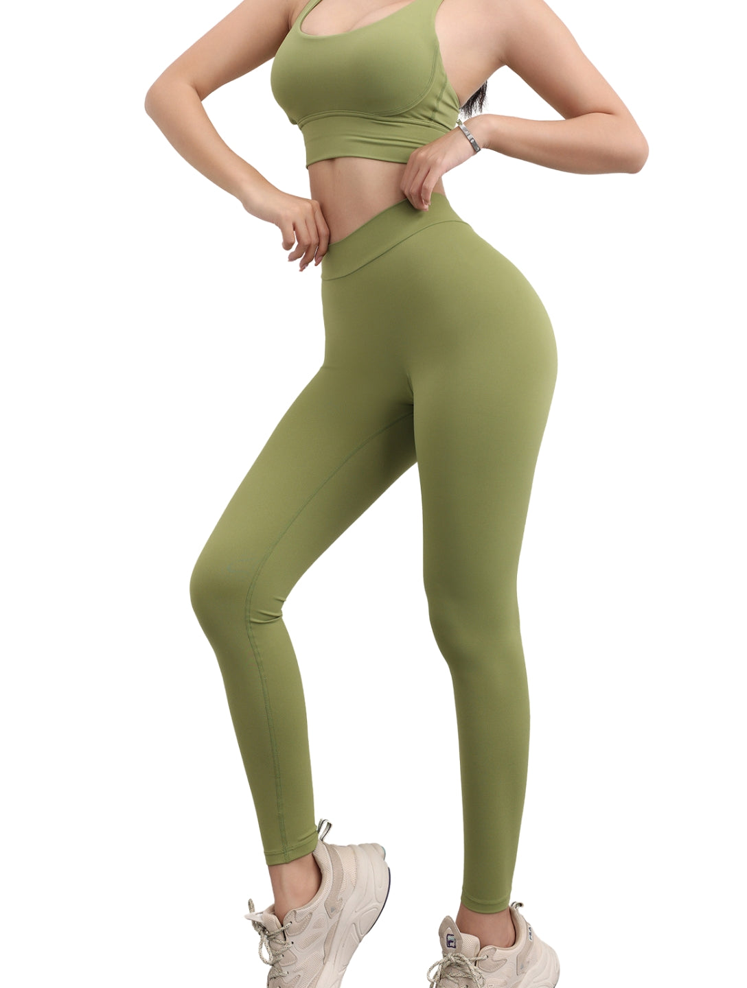Legging froncé aux fesses