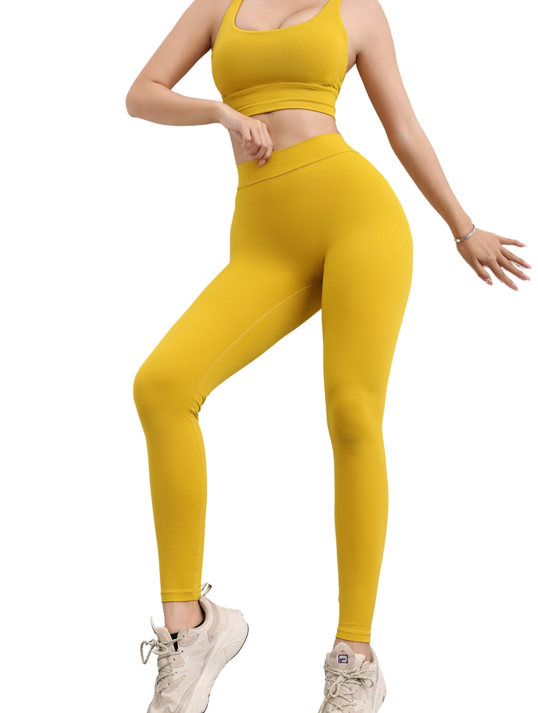 Legging froncé aux fesses