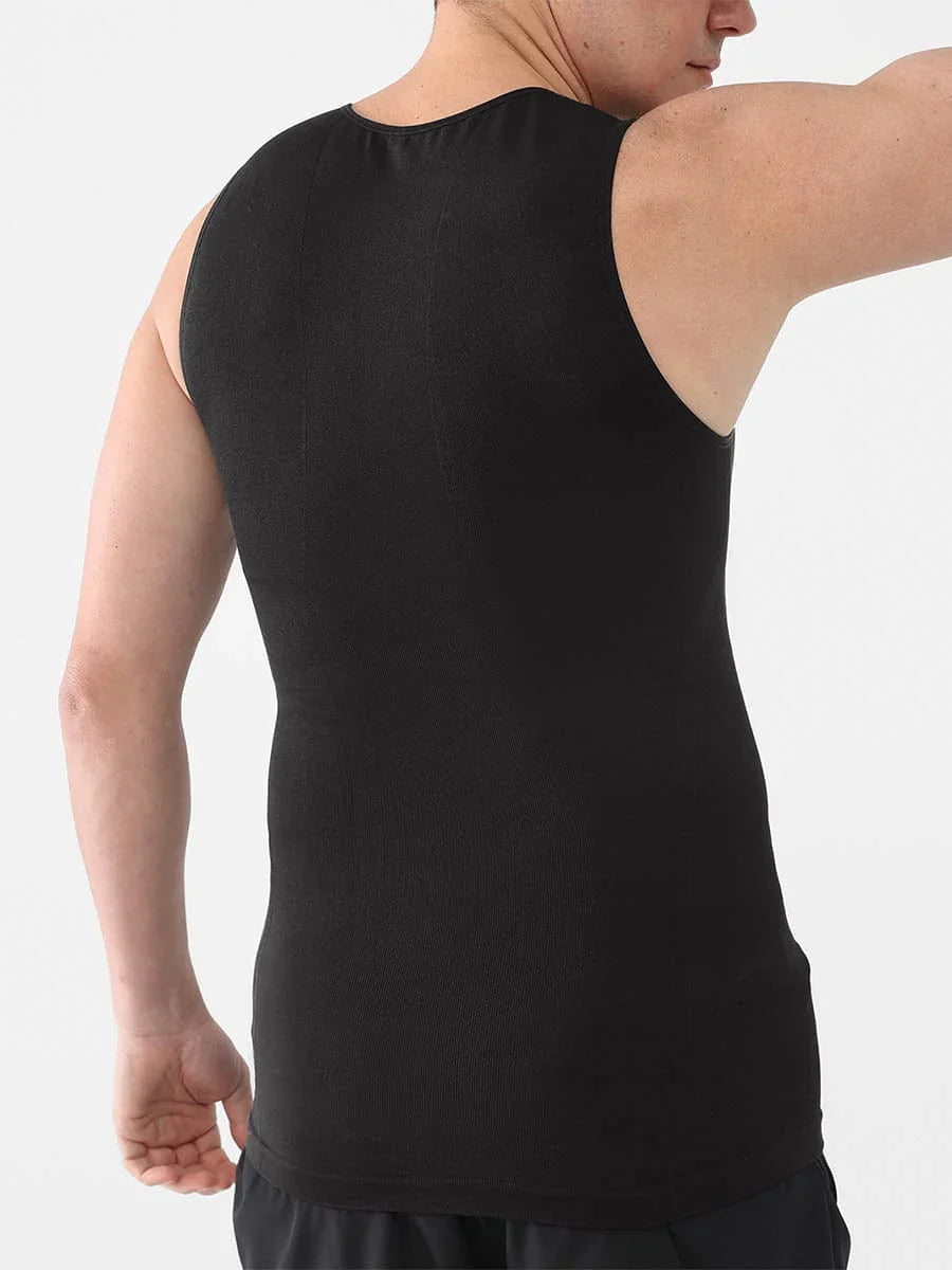 Haut sans coutures amincissant pour homme