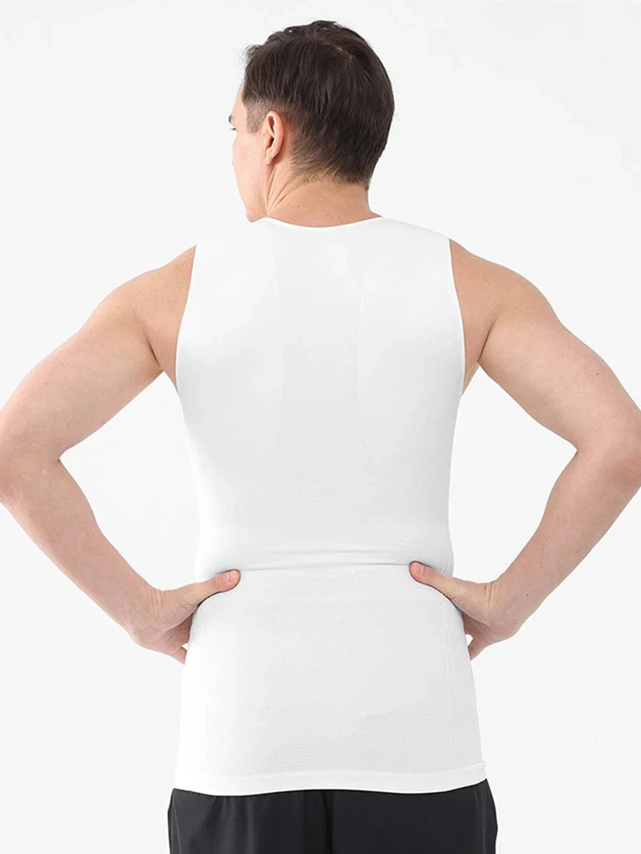 Haut sans coutures amincissant pour homme