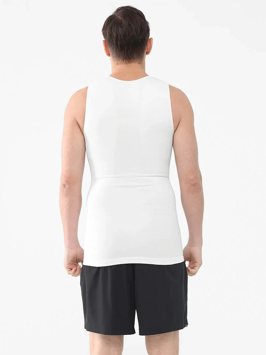 Haut sans coutures amincissant pour homme